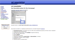 Desktop Screenshot of newsletter.maennchen1.de